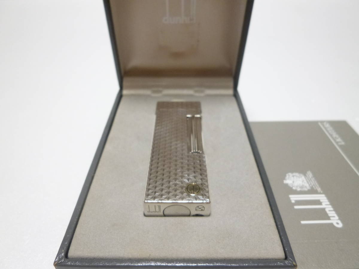 得価，定番 ダンヒル dunhill ライター RL1361 シルバー 着火OK 炎調整OK 化粧箱付 極(ダンヒル)｜売買されたオークション情報、yahooの商品情報をアーカイブ公開 - オークファン ダンヒル
