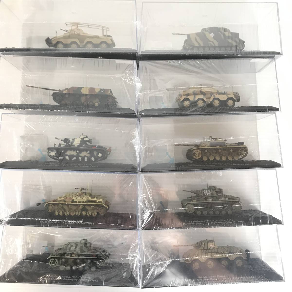 ★中古品★ DeAGOSTINI デアゴスティーニ プラモデル 戦車 75点セット まとめ 中古 デアゴスティーニ 美品