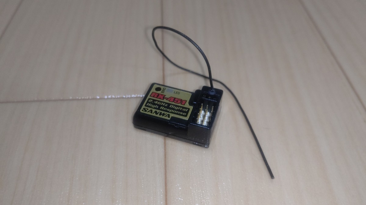 動作確認済】SANWA RX-451 受信機 中古品 サンワ プロポM12SM12MT