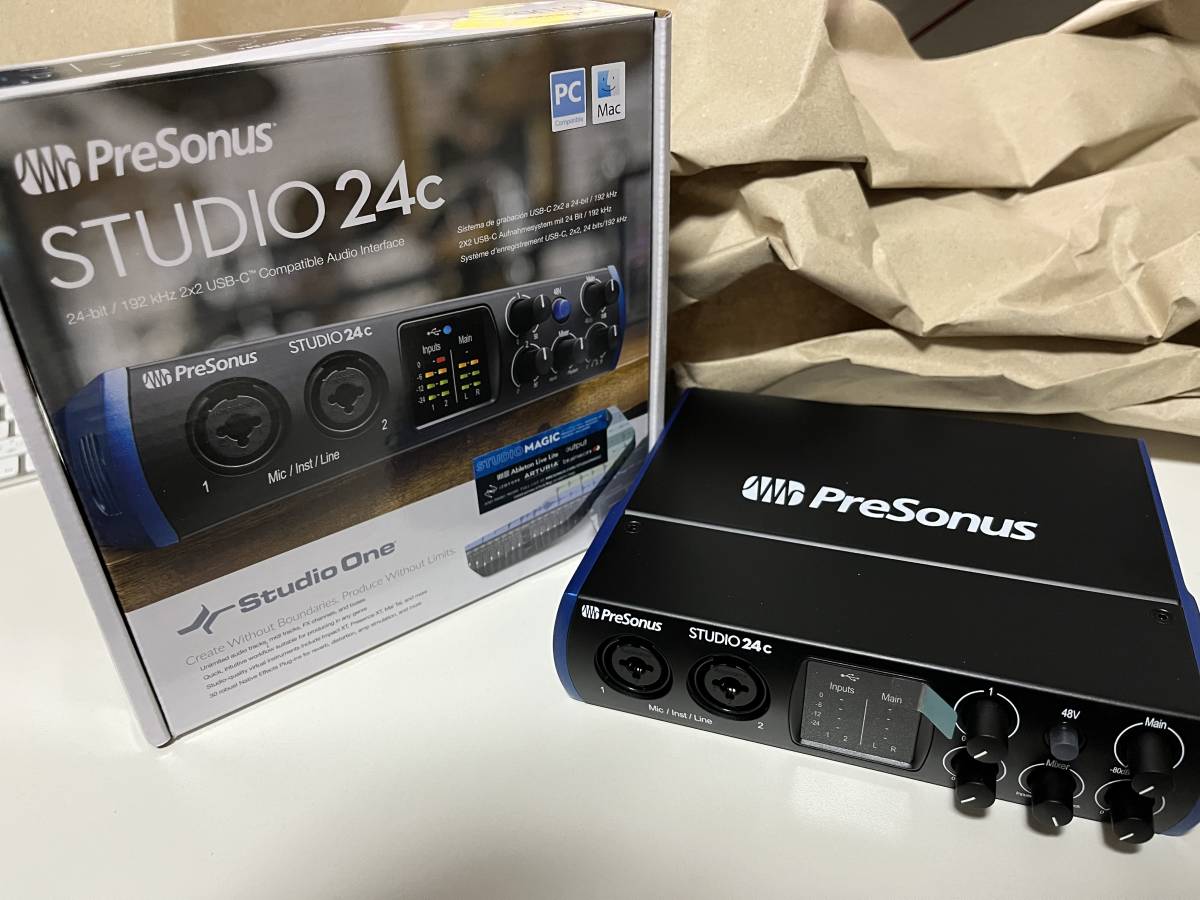 中古使用少】Presonus Studio 24c オーディオインターフェース