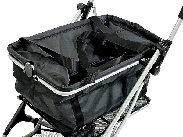 【未使用】Ecoca ブラック ショッピングカート EC15+専用保冷バッグ 未使用】Ecoca ブラック ショッピングカート EC15+専用保冷バッグ