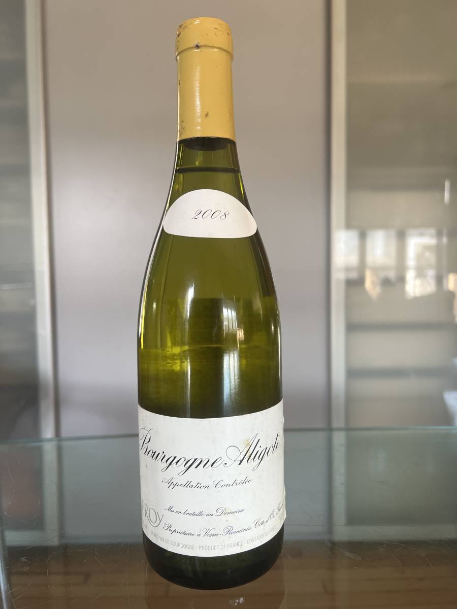 ドメーヌ・ルロワ アリゴテ 2008 (4) Domaine Leroy Bourgogne Aligote