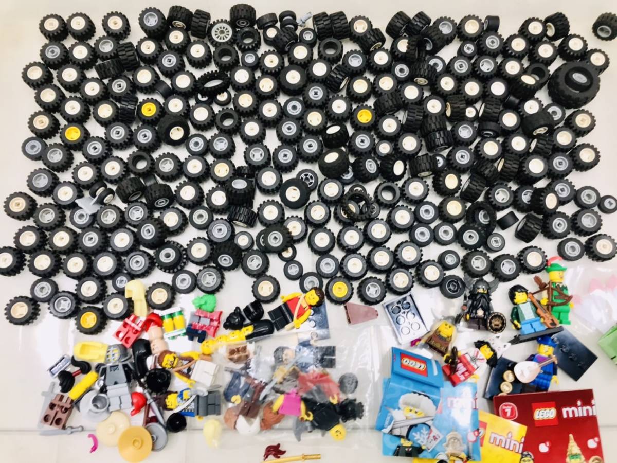 e256☆1円～☆ LEGO レゴブロック 大量 ミニフィグ ミニタイヤ パーツ 