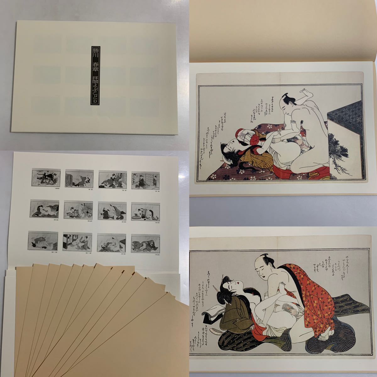 大型美術本 浮世絵秘蔵名品集 浪ちどり 学研研究社図版全48枚・解説