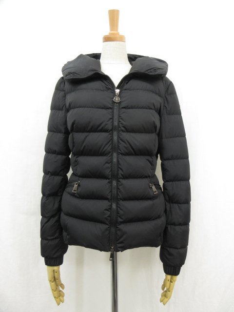 【モンクレール MONCLER】ARTEMIS アルテミス フード付きダウンジャケット (レディース) size0 ブラック ◎17HR2616◎
