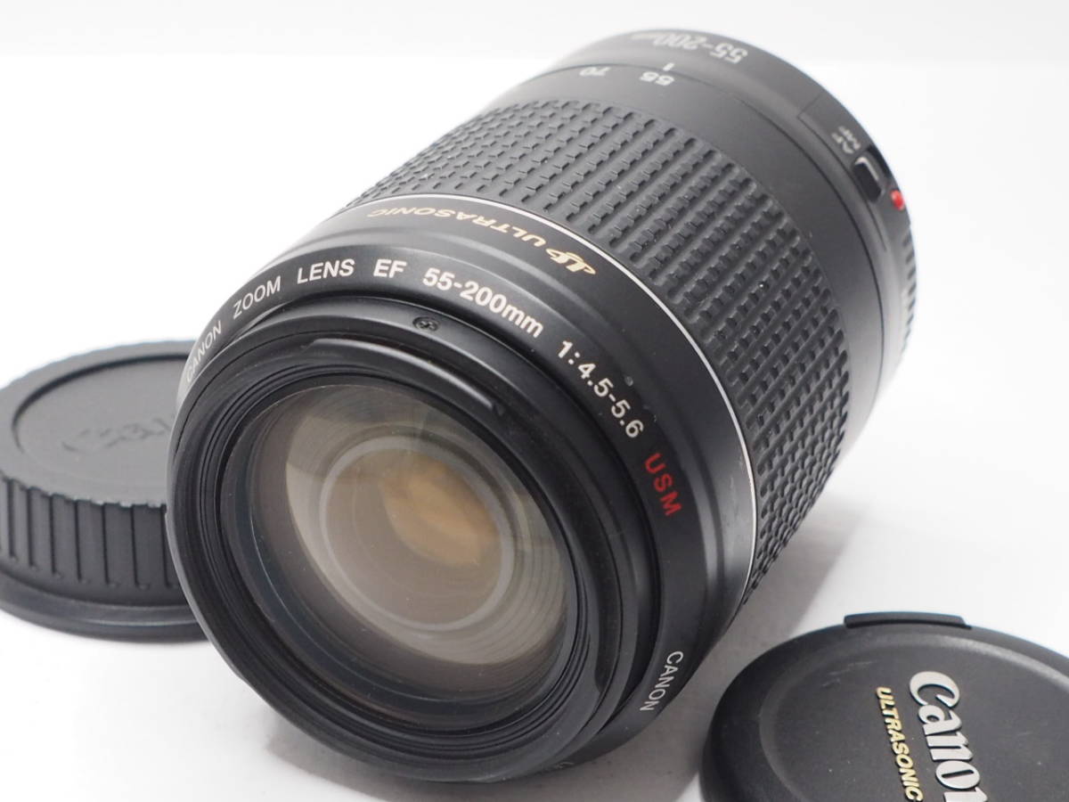 Canon 55-200mm CANON USM EF55-200mm キヤノン F4.5-5.6 II M EF F4.5-