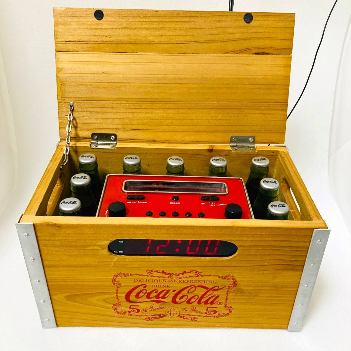 コカコーラ Coca-Cola 自動販売機型 AM/FMラジオ 箱付き 【公式通販】