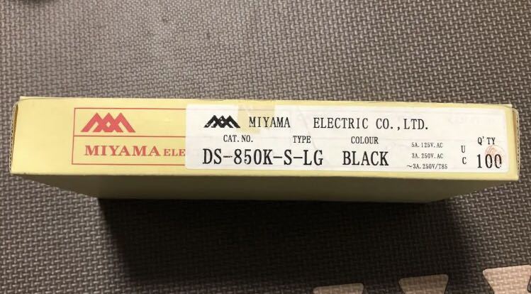 波動スイッチ DS-850シリーズ LED照光式 ミヤマ電器　数量:100