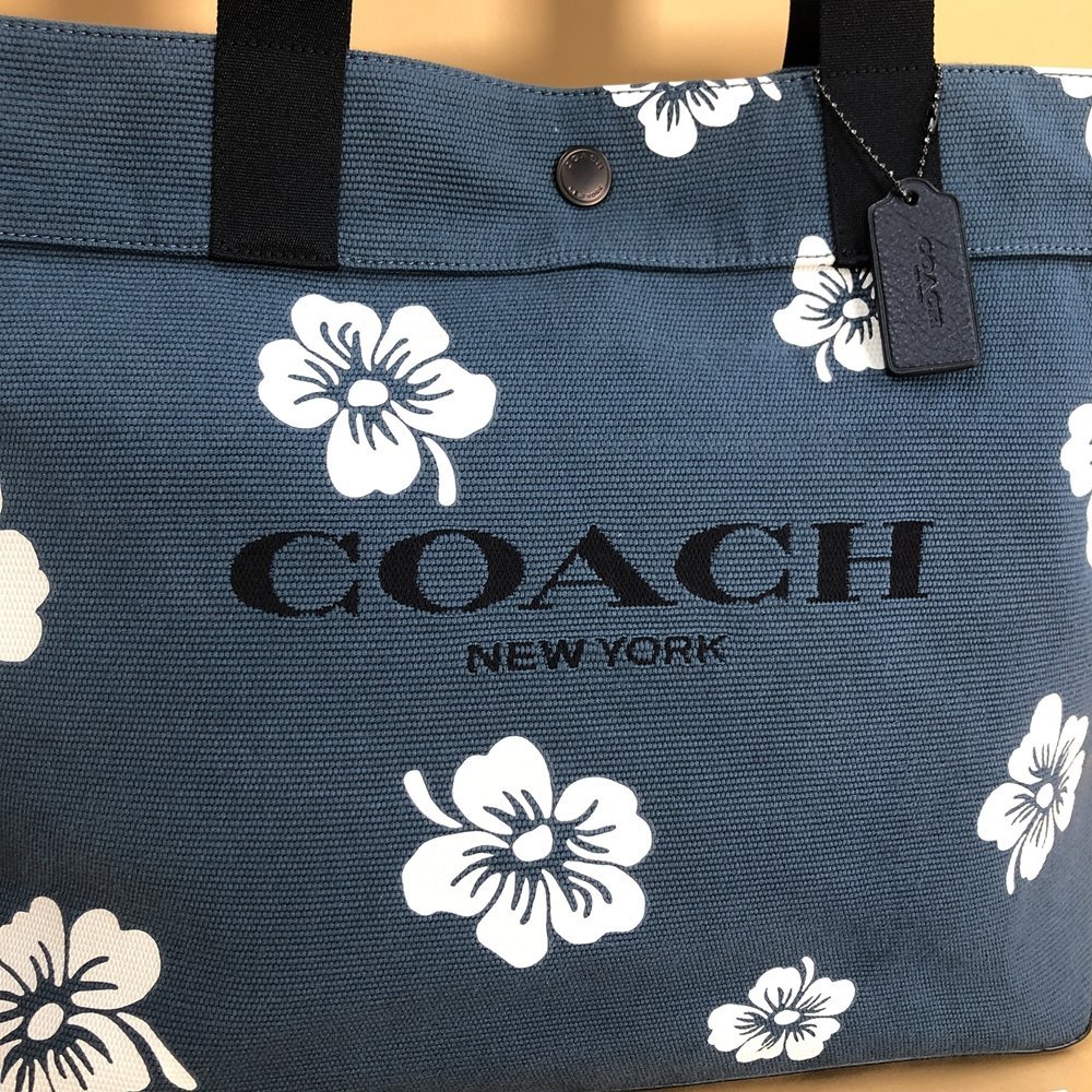 未使用品 COACH コーチ CANVAS TOTE 38 ALOHA C9970 トートバッグ 