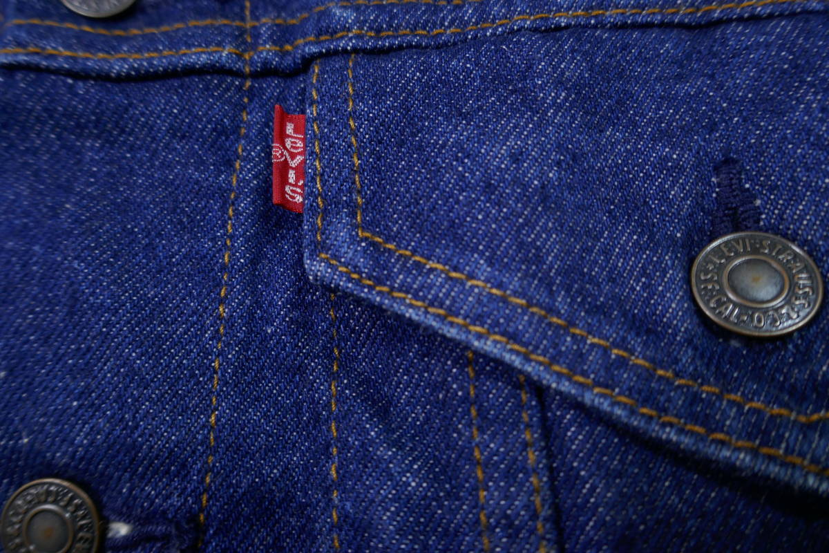 極美品 日本製(リベット刻印J30) 濃紺 リーバイス LEVI