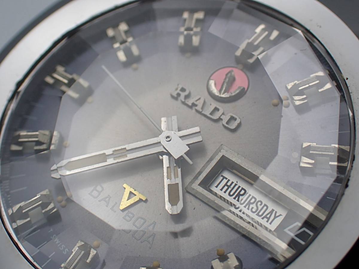 1円～☆稼働品☆RADO ラドー BALBOA バルボア デイト 自動巻き AT  