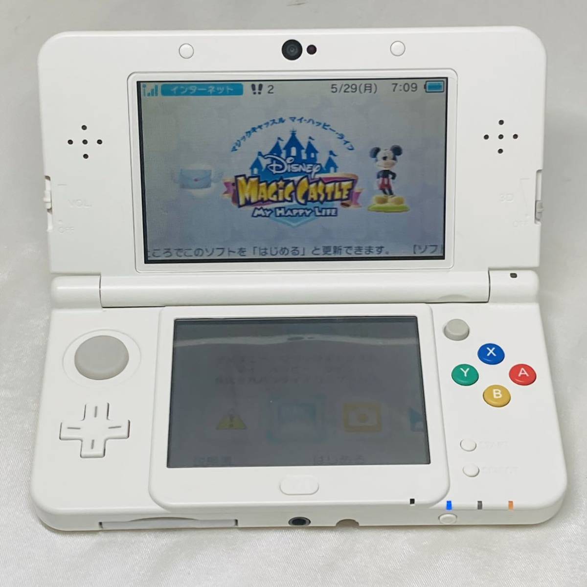 ☆1円～ 美品 付属品完備 動作確認済 New NINTENDO 3DS 本体 ホワイト  