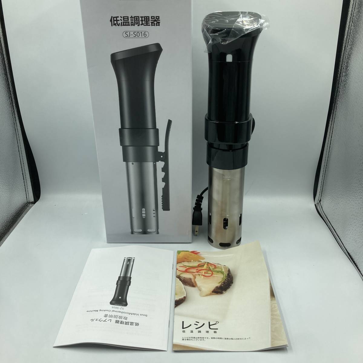 【通電確認済】レアウェル 低温調理器 スロークッカー SJ-S016 説明書 レシピ付き/Y6261-L1