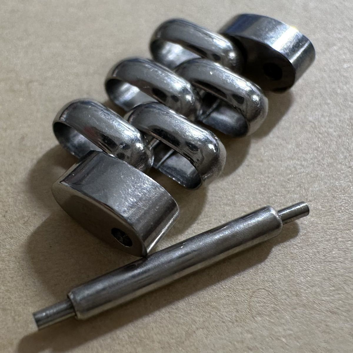 オメガ 1036 コマ OMEGA stainless steel bracelet parts ライスブレス