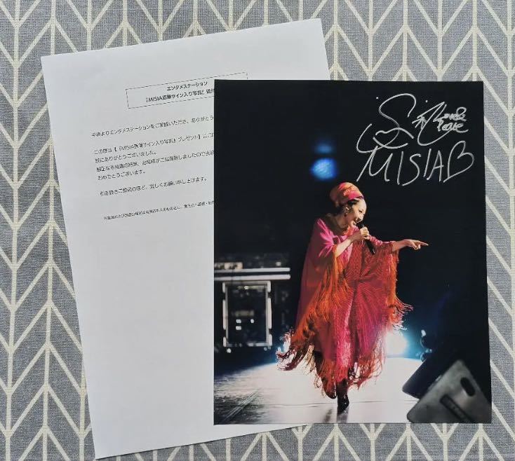 MISIA サイン 直筆サイン入り写真 ミーシャ直筆サインCD Yahoo