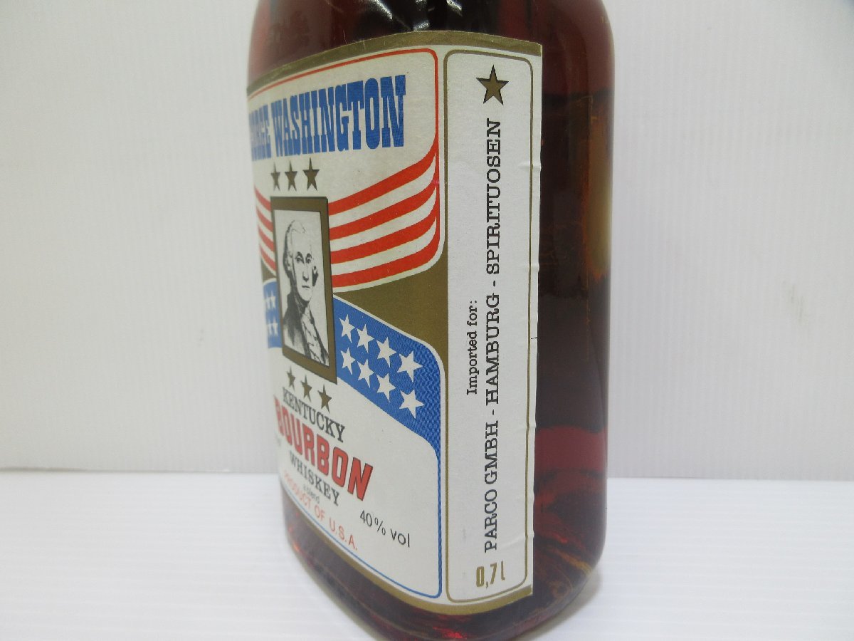 ジョージワシントン　バーボン　古酒 ジョージ ワシントン GEORGE WASHINGTON 700ml 40% バーボンウイスキー