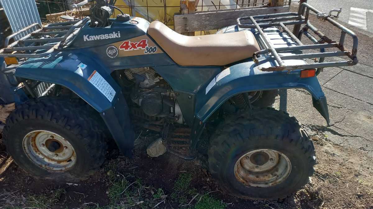 カワサキ4駆バギー KAWASAKI 4×4バギー ジャンク品(四輪バギー 