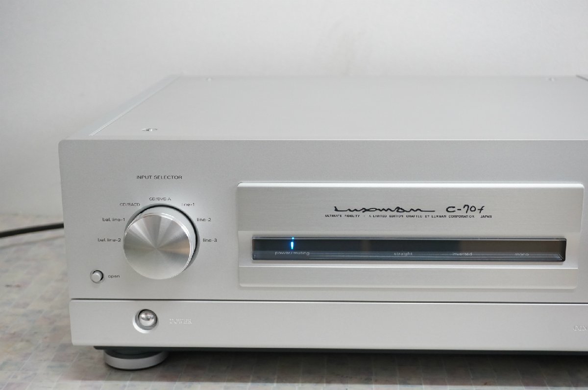 SK][S408817S] 美品 LUXMAN ラックスマン C-70f コントロールアンプ