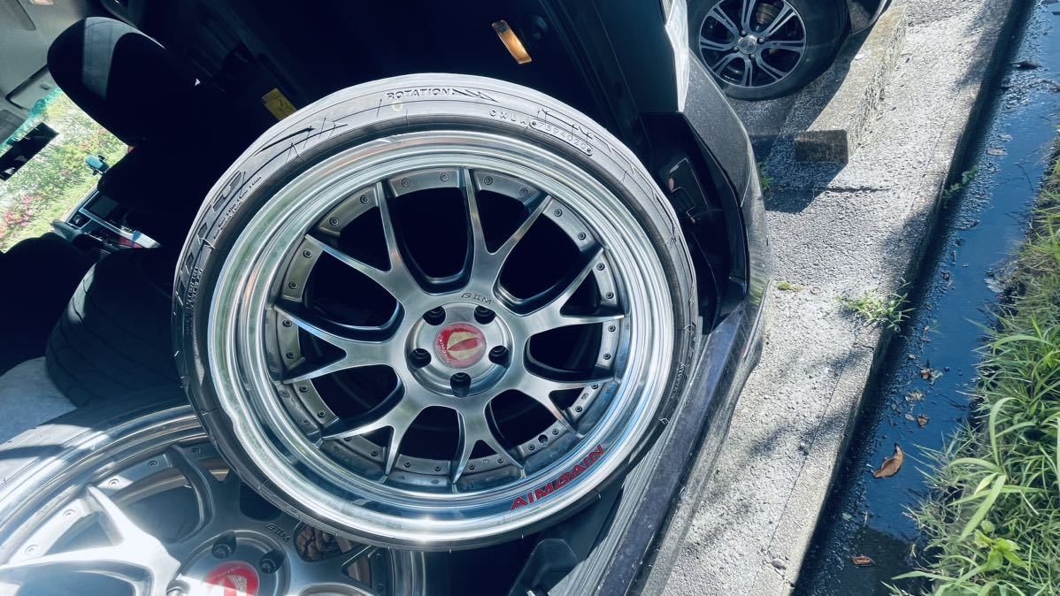 深リム エイムゲイン G2M GⅡM AIMGAIN 20インチ タイヤホイールセット 