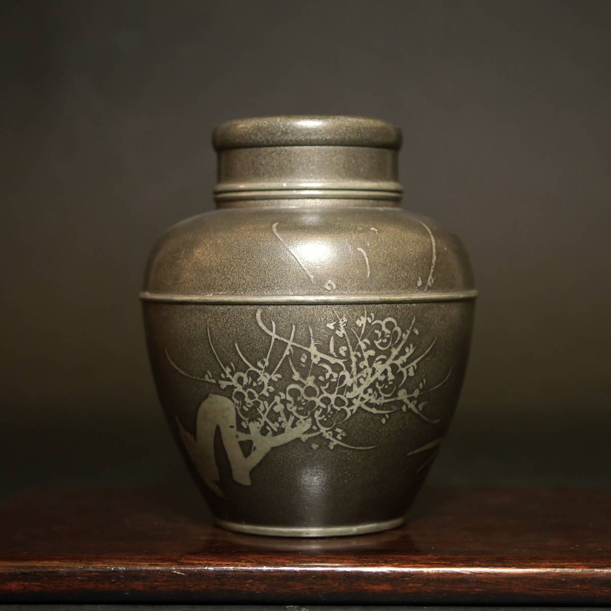 煎茶道具 錫製 茶壷 茶入 唐物[S83qp] 乾茂號造 2026年最新Yahoo 
