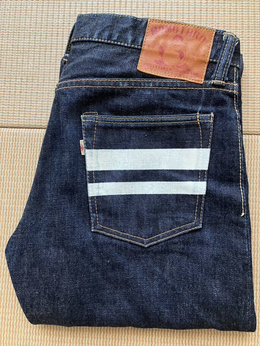 美品】 MOMOTARO JEANS 桃太郎ジーンズ 出陣レーベル ヒップスフィット  