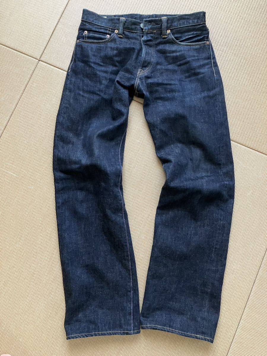 美品】 MOMOTARO JEANS 桃太郎ジーンズ 出陣レーベル ヒップスフィット  
