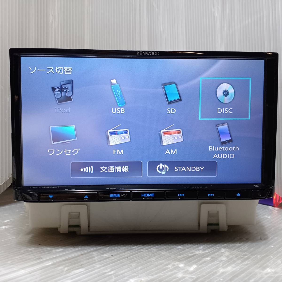 ケンウッド。ＭＤＶ-D404BT ケンウッド KENWOOD MDV-D404BT 2016年第01版 メモリーナビ CD 録音