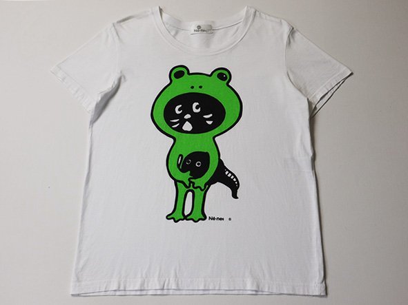 Ne-net ネネット にゃー プリント 半袖 Tシャツ 正規品 エイネット 猫