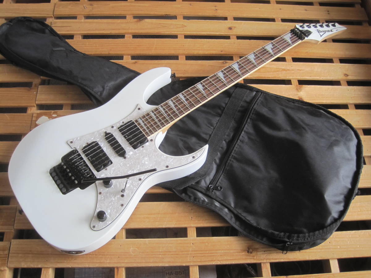 Ibanez(アイバニーズ)RG-350DX WH 白系☆パール調ピックガード FRT 