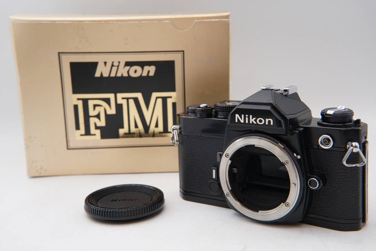 ニコン　Nikon FM ボディ　露出計ok Nikon ボディ FM ニコン ☆訳あり実用品☆ ブラック 通電OK・露出計 ☆