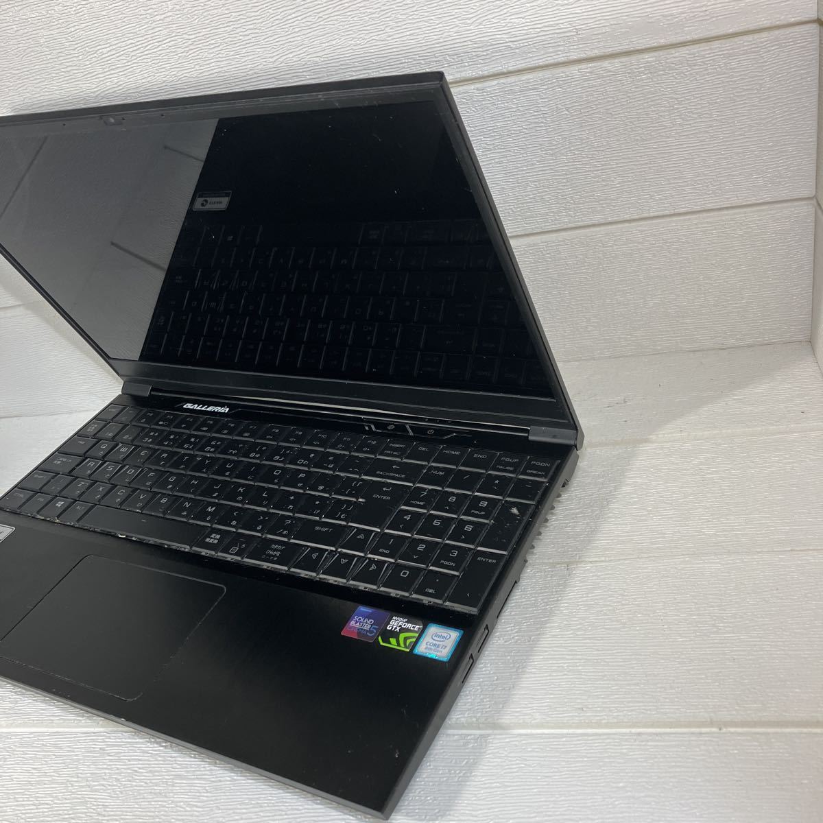 GALLERIA GCF1060GF-E HR ジャンク ゲーミングノート Core i7-8750H 
