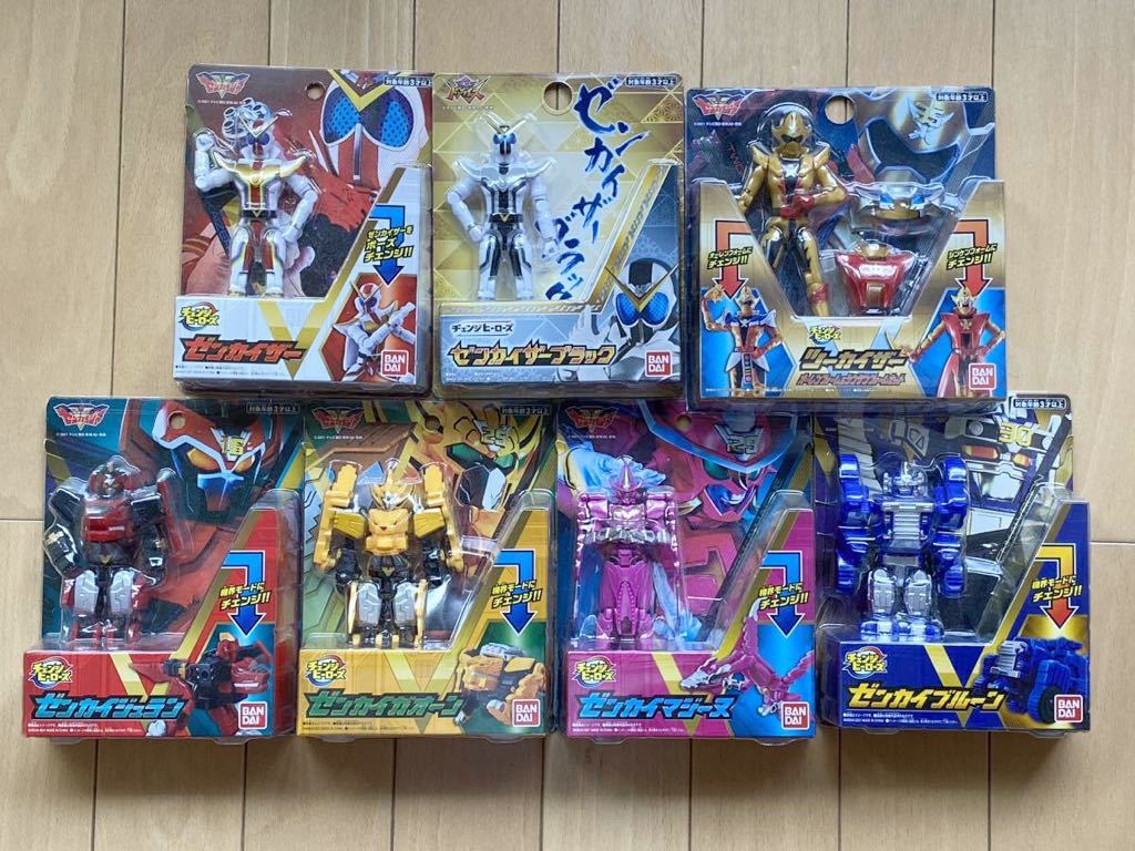新品未開封】機界戦隊ゼンカイジャー チェンジヒーローズ 7点セット 