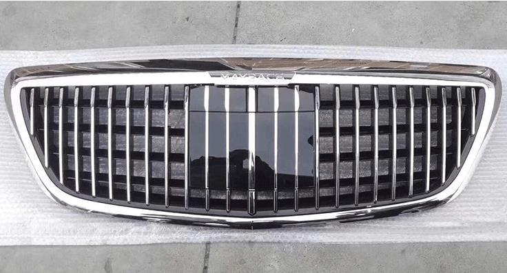 メルセデス 　ベンツ 　 Sクラス　W222　2013-2020年　　フロントグリル　マイバッハルック　ACC機能付き用 外装ガーニッシュ