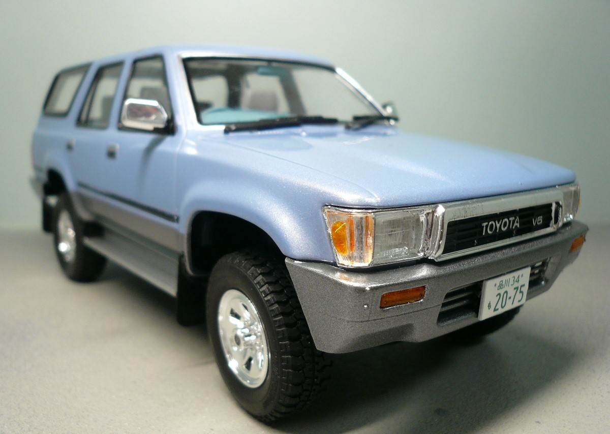 アオシマ 1/24 トヨタ ハイラックスサーフ 4ドア V6 SSR プラモデル 