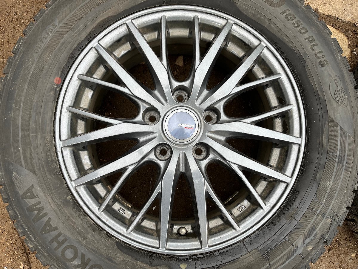 weds ravrion RM01 16インチ 6.5J +38 PCD114.3 5H 215/65R16 YOKOHAMA 