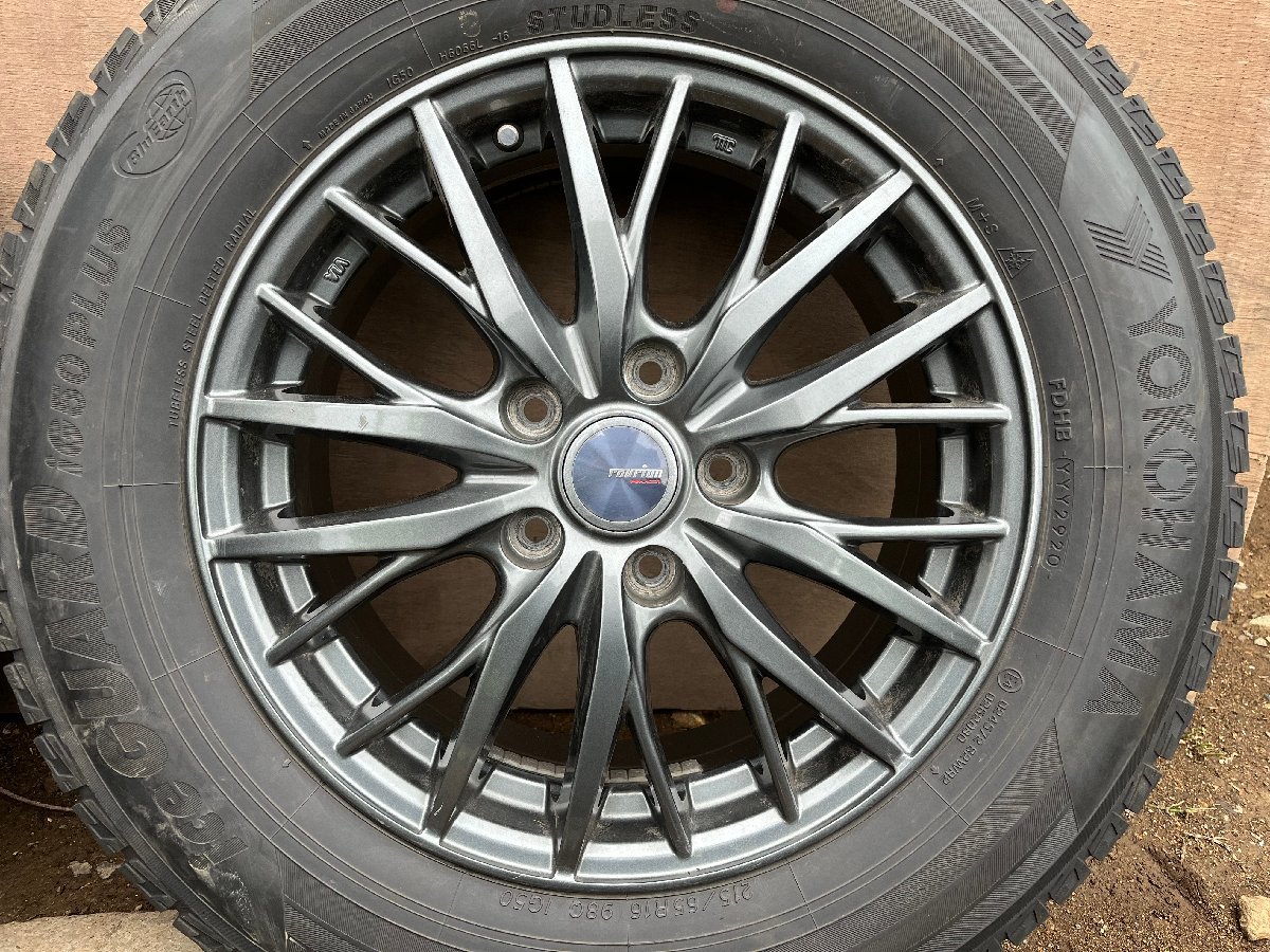 weds ravrion RM01 16インチ 6.5J +38 PCD114.3 5H 215/65R16 YOKOHAMA 