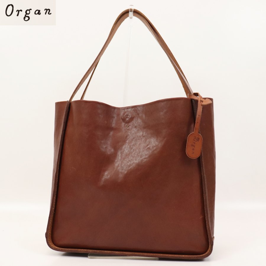 美品 HERZ ヘルツ Organ オルガン 牛革 ヌメ ヴィンテージレザー 