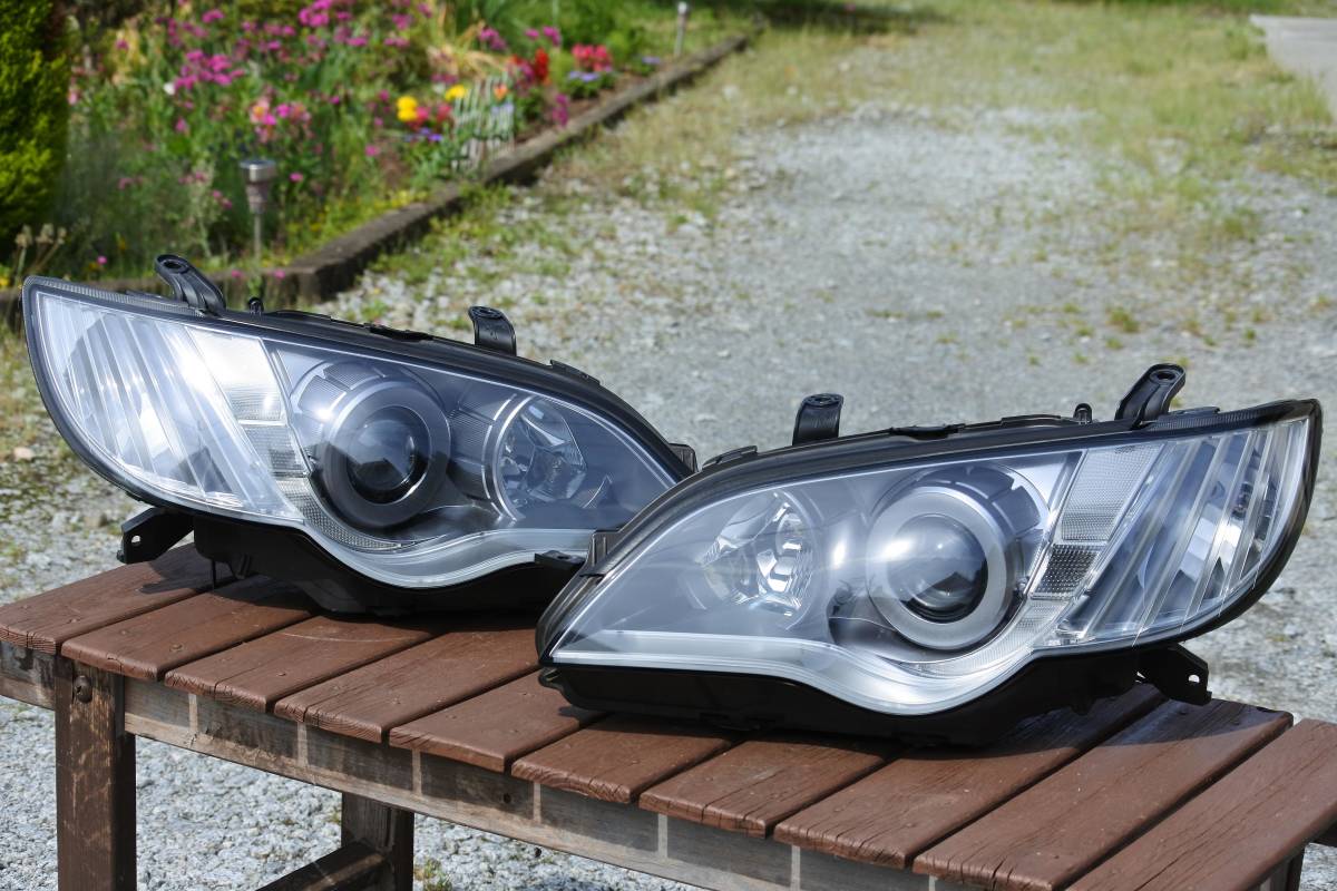 超美品 レガシィBP5/BL5 後期 インナー艶消しフラットシルバーヘッド 