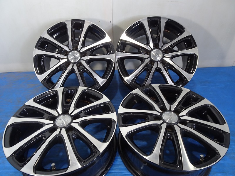 ◇CEREBRO◇15x6J +40 5穴 PCD100 中古 ホイール 4枚 15インチ【福島