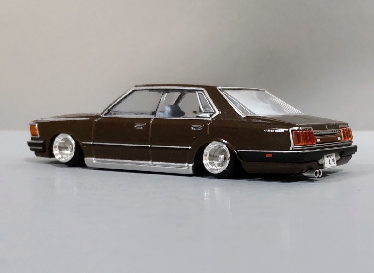 絶版 レア 1/64 ビンテージネオ 日産 セドリック 280E ブロアム 改 430 