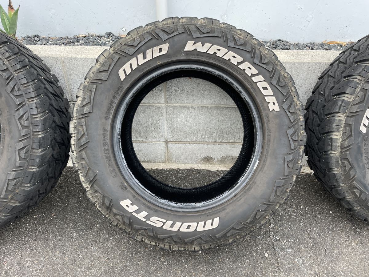 最終値下げ）送料無料 モンスタ マッドウォーリア 265/65R17 4本セット 