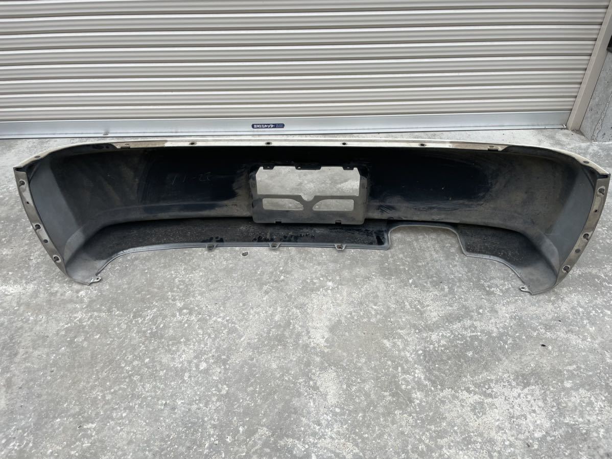 日産 S14 シルビア リアバンパー 純正 後期 パールホワイト WK0 後期 
