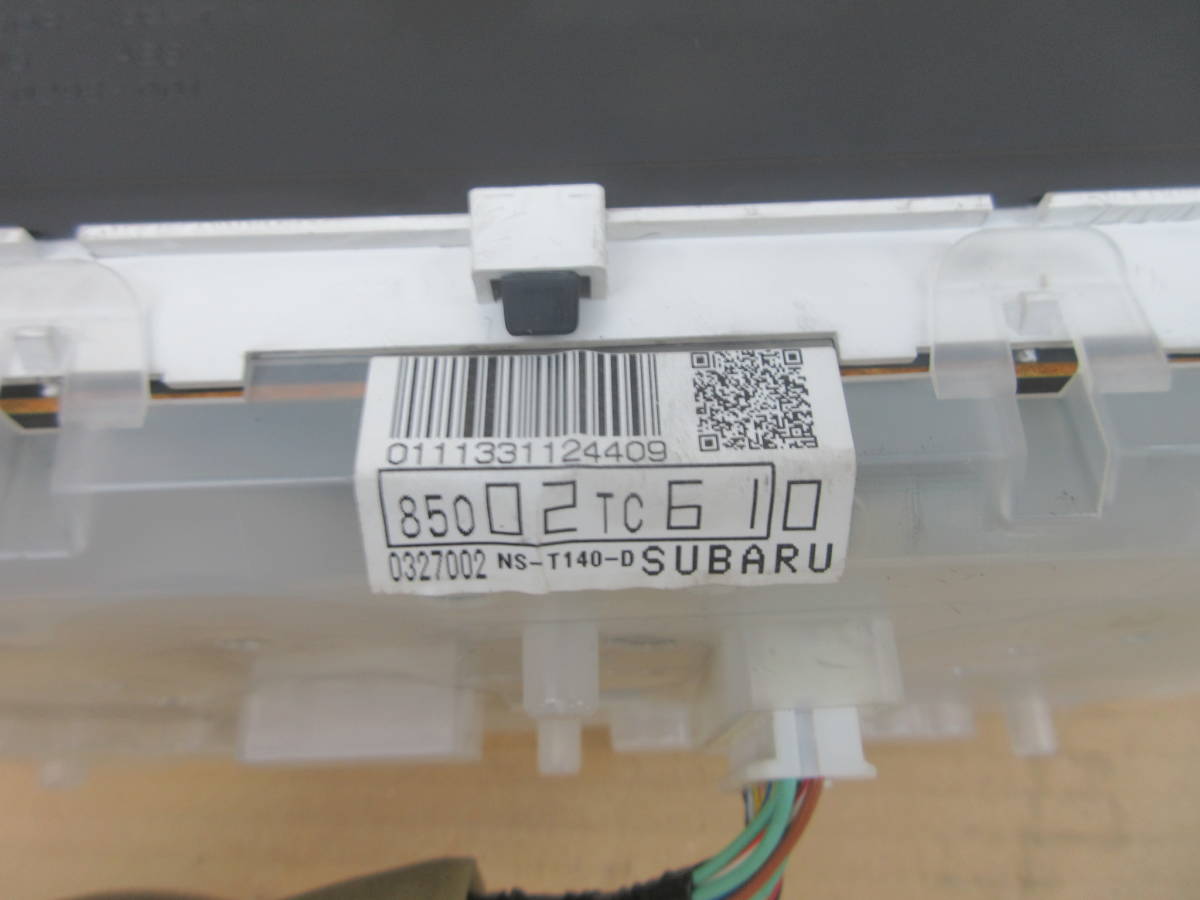 サンバー ディアス タコメーター付き スピードメーター TV1/TV2/TW1 