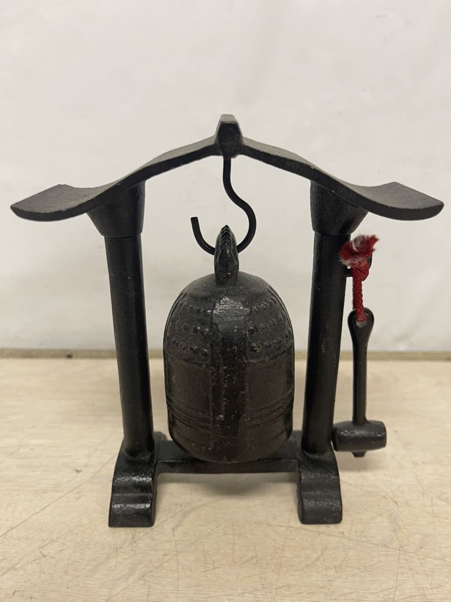 お買い得，定番人気 美しい音色 寺院用 ミニ鐘楼 喚鐘 釣鐘 撞鐘 吊り