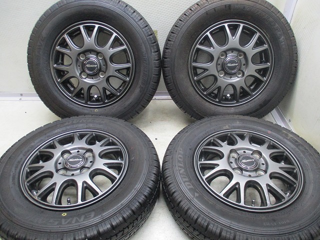 12インチ 145R12 6PR 3.5J+42 100 ダンロップ バリ溝 軽トラ/軽バン  