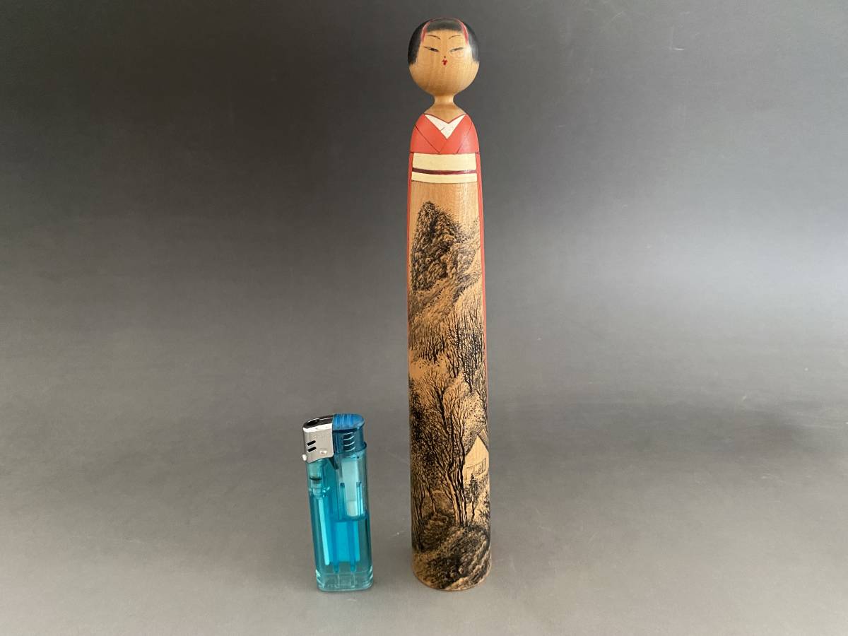 道 与八人形 高野与八 秋林静居 高さ23cm 共箱 栞つき 細密 伝統工芸 
