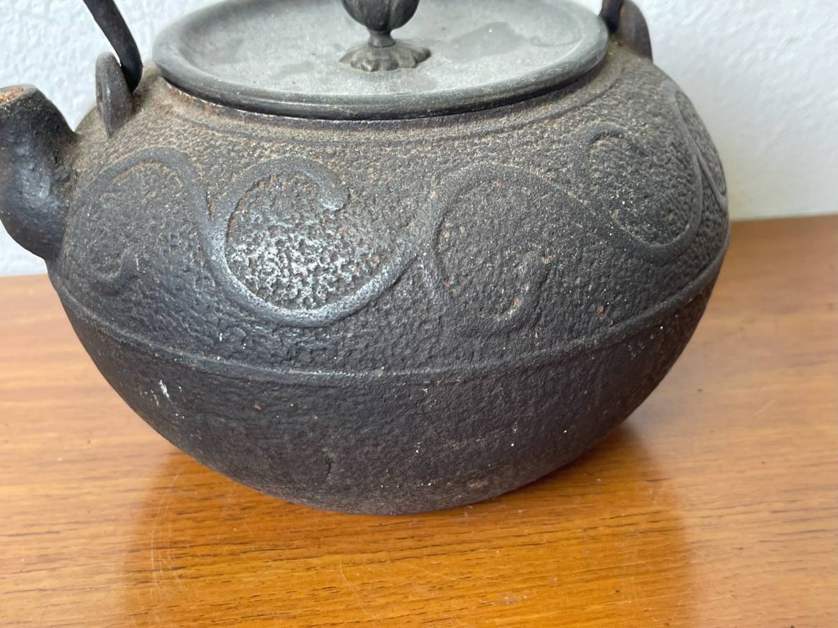 鉄瓶 銅蓋 煎茶道具 時代物 茶道具 公式通販 ⁄ 造 龍文堂 Yahoo 