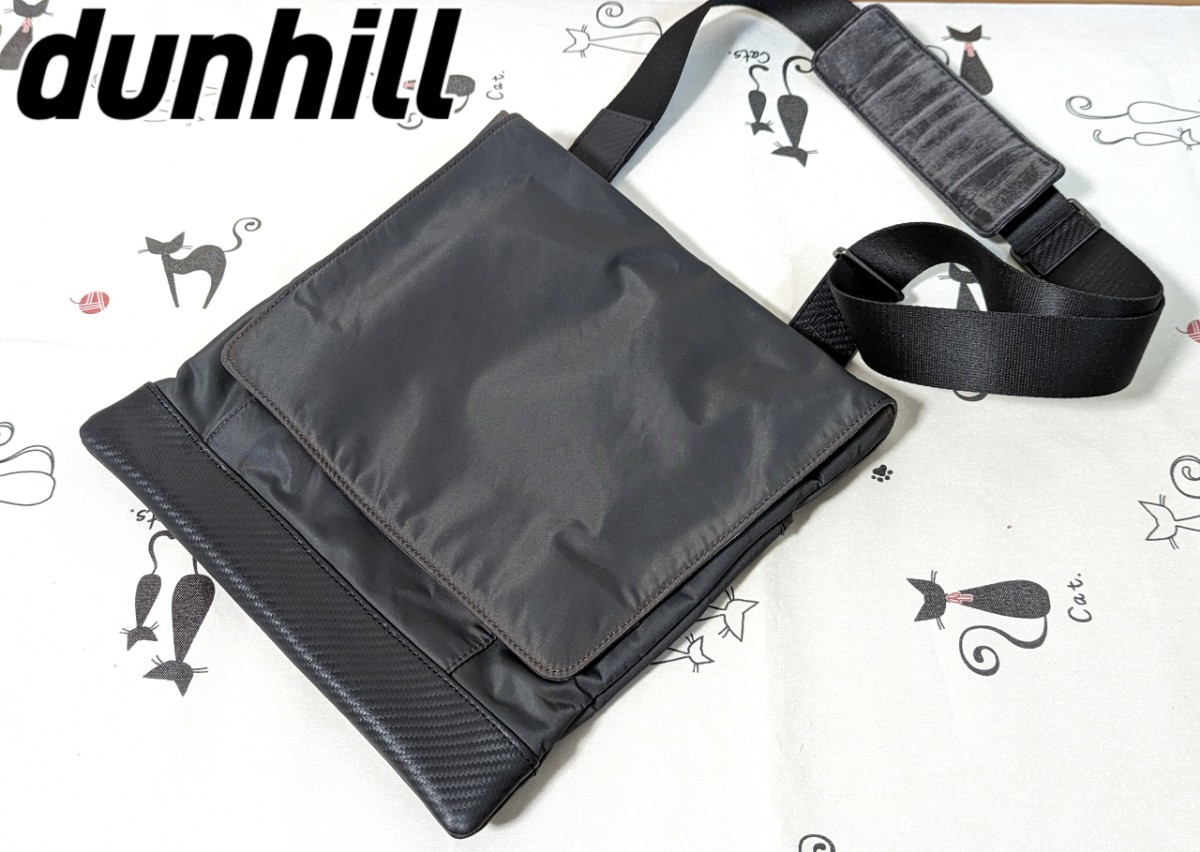 ショルダーバッグ ダンヒル dunhill ナイロン メッセンジャーバッグ 