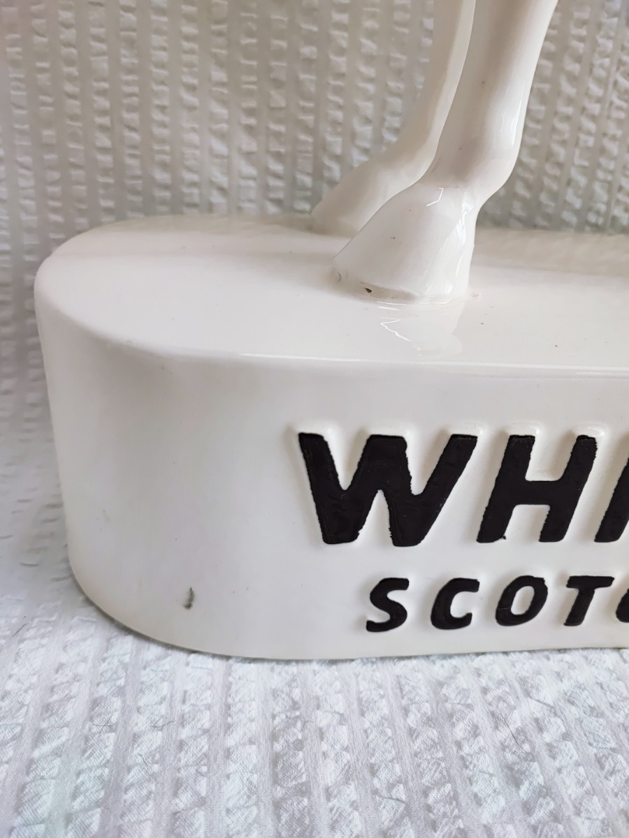 WHITE HORSE SCOTCH WHISKY 陶器 置物 ホワイトホース スコッチ