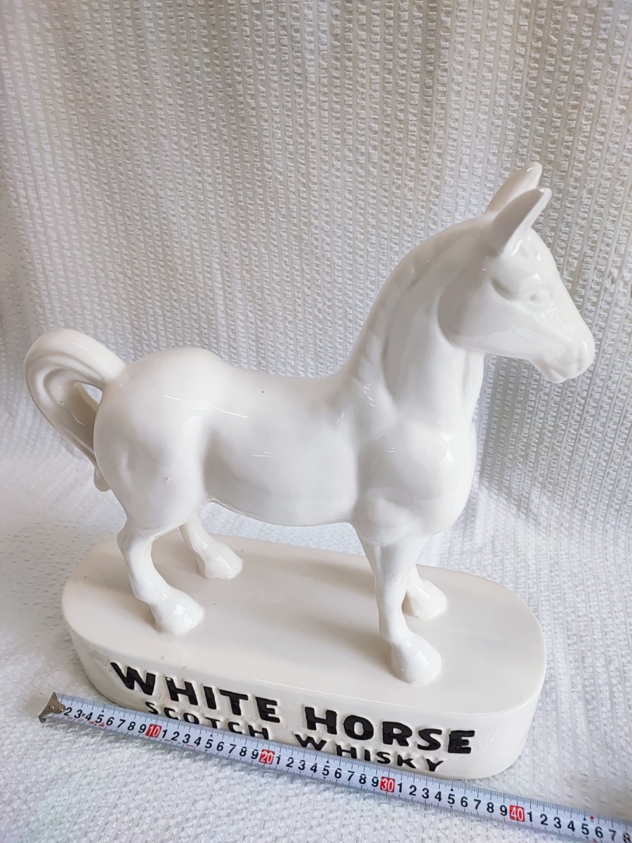 WHITE HORSE SCOTCH WHISKY 陶器 置物 ホワイトホース スコッチ